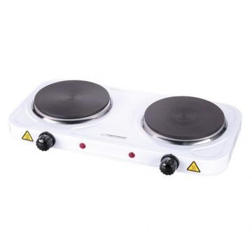 Plita electrica Esperanza EKH010W COTOPAXI,  2000W, 2 zone, Alb
