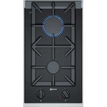 Plita gaz incorporabila Neff Line N23TA29N0 Domino 30 cm 2 arzatoare FlameSelect rama inox