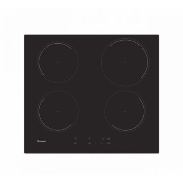 Plita incorporabila Candy CI642C, Inductie, 4 zone de gatit, 60 cm, Control touch, Sticla ceramica neagra