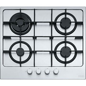 Plita incorporabila FHMA 604 3G DC XS C, Gaz, 4 Arzatoare, Arzator dublu, 60 cm, Inox