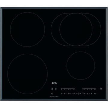 Plita incorporabila inductie Aeg IKB64413FB, 4 arzatoare, 60 cm, sticla neagra