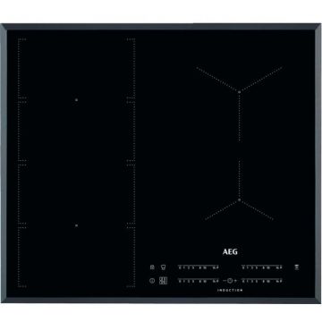 Plita incorporabila inductie Aeg IKE64471FB, 4 zone de gatit, Touch control, 60 cm, negru