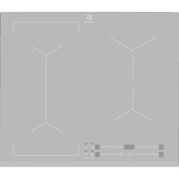 Plita incorporabila inductie Electrolux EIV63440BS, 4 zone de gatit, Touch control, 60 cm, argintiu