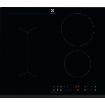 Plita incorporabila inductie Electrolux LIV63431BK, 4 zone, control touch, Booster, 60 cm, timer, negru