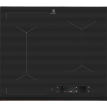 Plita incorporabila inductie Electrolux Seria 900 Sense EIS6648, 4 zone, Booster, SensePro, control touch, conectivitate hota, timer, functie punte, negru