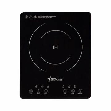 Plita inductie STARCREST SIH-T2000, 2000 W, Touch control, 6 Functii Gatit, Ultra Slim Design