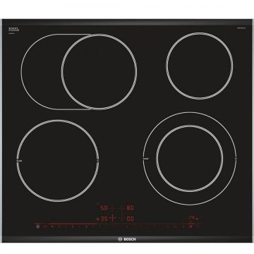 Plita vitroceramica PKN675DP1D, control DirectSelect Premium, 4 zone de gatit, negru