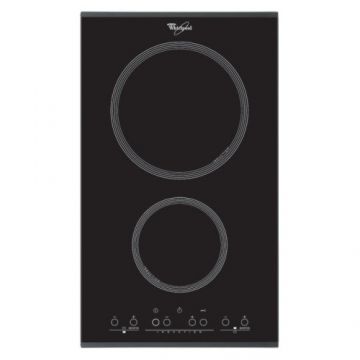 Plita cu inductie Whirlpool Fusion Domino ACM 712 IX, 2 zone, touch, negru