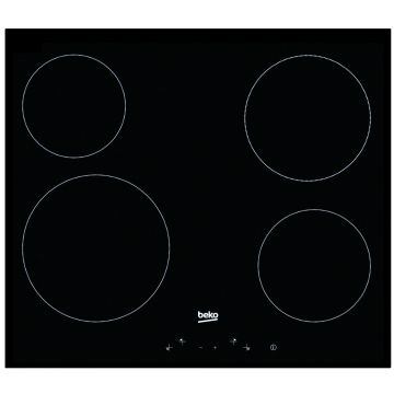 Plita incorporabila Beko HIC 64401, Vitroceramica, 4 zone de gatit