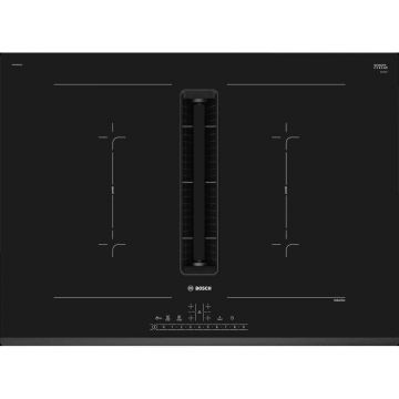 Plita incorporabila Bosch PVQ731F15E, Inductie, 4 zone de gatit