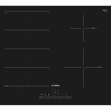 Plita incorporabila Bosch PXE611FC1E, Inductie, 4 zone de gatit