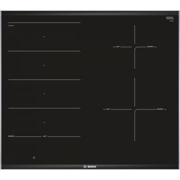 Plita incorporabila Bosch PXE675DC1E, Inductie, 4 zone de gatit