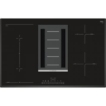 Plita incorporabila cu hota Bosch PVS851F21E, Inductie, 4 zone de gatit