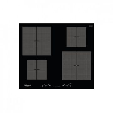 Plita incorporabila cu inductie Hotpoint KIS 640 B, 4 zone, 7200 W