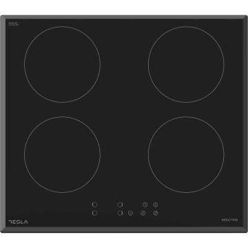 Plita incorporabila cu inductie Tesla HI6400MB, Electrica, 4 zone de gatit