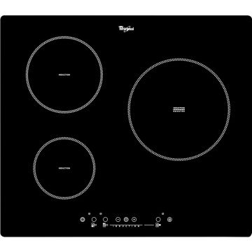 Plita incorporabila cu inductie Whirlpool ACM 800/NE, 3 zone de gatit