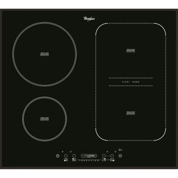 Plita incorporabila cu inductie Whirlpool ACM 816 BA, 4 Zone de gatit, Touch control, Negru