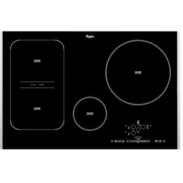 Plita incorporabila cu inductie Whirlpool ACM849LX, 4 arzatoare, touch, negru