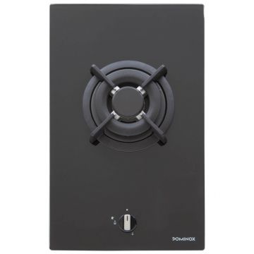 Plita incorporabila Dominox DHG 1 GAV-TC BK F C, Gaz, 1 Arzator, Aprindere electrica Plita incorporabila Dominox DHG 1 GAV-TC BK F C, Gaz, 1 Arzator, Aprindere electrica