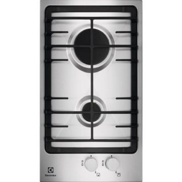 Plita incorporabila Electrolux Domino EGG3322NVX, Gaz, 2 arzatoare