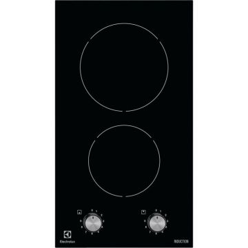 Plita incorporabila Electrolux Domino EHH3920BVK, Inductie, 2 zone de gatit