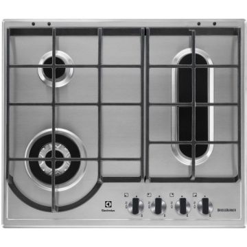 Plita incorporabila Electrolux EGH6349BOX, Gaz, 4 arzatoare, Wok