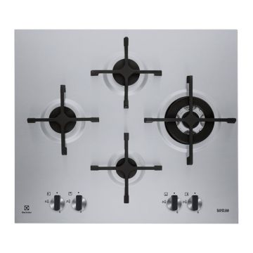 Plita incorporabila Electrolux EGU6648LXX, Gaz, 4 arzatoare