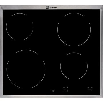 Plita incorporabila Electrolux EHF6240XXK, Electrica, Vitroceramica, 4 Zone de gatit, Touch control, Negru