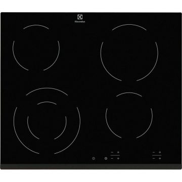 Plita incorporabila Electrolux EHF6241FOK, Electrica, Vitroceramica, 4 zone de gatit