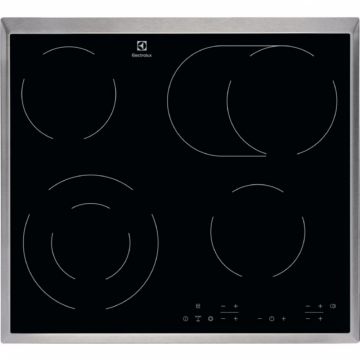 Plita incorporabila Electrolux EHF6346XOK, Vitroceramic, 4 Zone de gatit