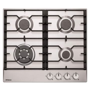Plita incorporabila Hansa BHGI61139, Gaz, 4 arzatoare (WOK)