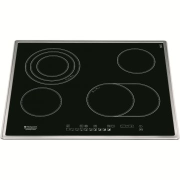 Plita incorporabila Hotpoint KRO 642 TO X, Electrica, 4 zone, 2 Zone duble, Negru