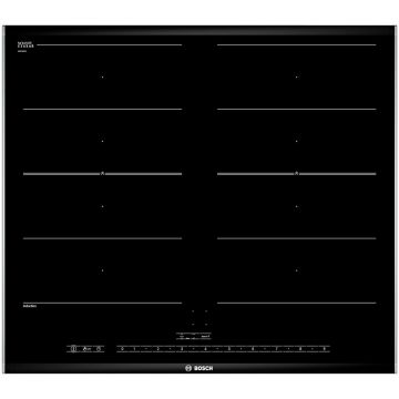 Plita incorporabila inductie Bosch PIV675N17E, 4 Zone gatit, Touch control, 60 cm, Negru