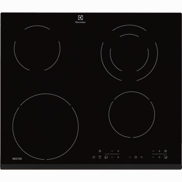 Plita incorporabila mixta Electrolux EHG46341FK, Inductie/Electrica, 4 zone de gatit