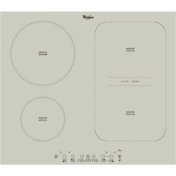 Plita incorporabila Whirlpool ACM 808/BA S, Inductie, 4 Zone gatit