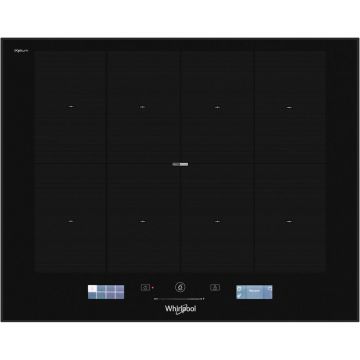 Plita incorporabila Whirlpool SMP 658C/BT/IXL, Inductie, Vitroceramica, 8 zone de gatit