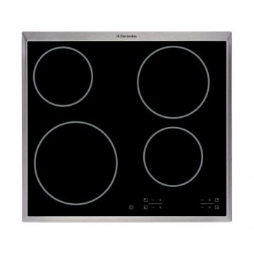 Plita vitroceramica Electrolux EHS60021X, Touchcontrol, Indicator caldura reziduala, siguranta