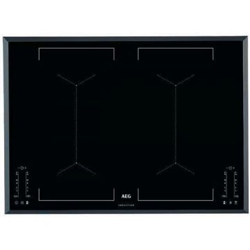 AEG Plita Inductie incorporabila AEG IKE74441FB BRIDGE 6000 SLIM-FIT 68 cm, Negru