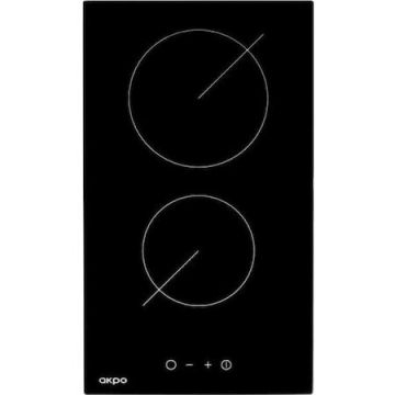 Akpo Plita Incorporabila Akpo PKA 30 601, Electrica, 2 zone de gatit, 48 cm, Negru