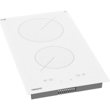 Akpo Plita Incorporabila Akpo PKA 30 830/2, Inductie, 3000w, 2 zone de gatit, 30cm, Alb