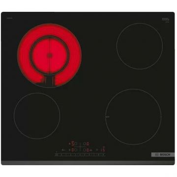 BOSCH Plita Bosch Ceramic hob PKF631FP3E, 4 zone, Electric, Ceramic, 6900 W, Negru