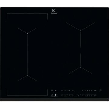 Electrolux Plita cu inductie Electrolux Bridge EIV634, zone de gatire cu Functie Punte, latime 60 cm, Negru