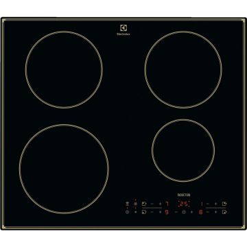 Electrolux Plita incorporabila Electrolux CIR60430CB, Inductie, 4 zone de gatit, Touch control, Booster, Timer, Conectivitate hota, 60 cm, Negru