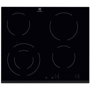 Electrolux Plita incorporabila Electrolux EHF6241FOK, Electric, 4 Zone, Sticla neagra