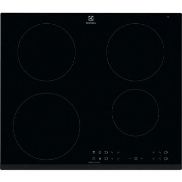 Electrolux Plita incorporabila Electrolux LIR60430, Inductie, 4 zone de gatit, Touch Control, Timer, 60 cm, Sticla neagra