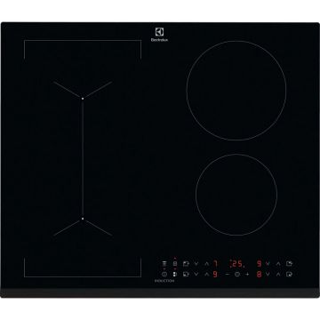 Electrolux Plita incorporabila Electrolux LIV63431BK, Inductie, 4 zone de gatit, Touch control, Timer, Booster, 60 cm, Negru