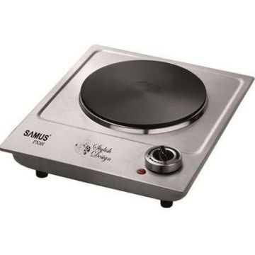 Plita electrica Samus PX101, 1500W, 1 arzator (Inox)