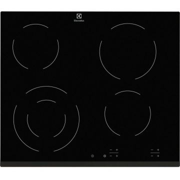 Plita incorporabila EHF6241FOK electrica vitroceramica 4 arzatoare neagra