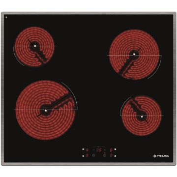 Plita Incorporabila Electrica PHC61410IFB 4 Zone de Gatit Black Inox