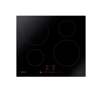 Samsung Plita incorporabila cu inductie Samsung NZ64H37070K, 4 zone de gatit, 7200 W, negru